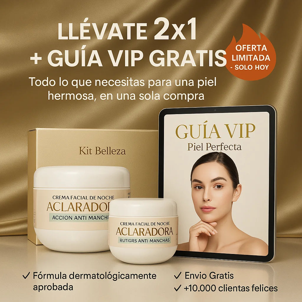 2X1 HOY Aclara Tu Piel Mientras Duermes En Solo Dos Semanas