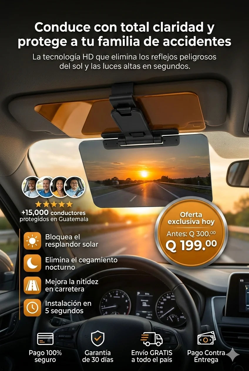 VISOR HD DE AUTOS
