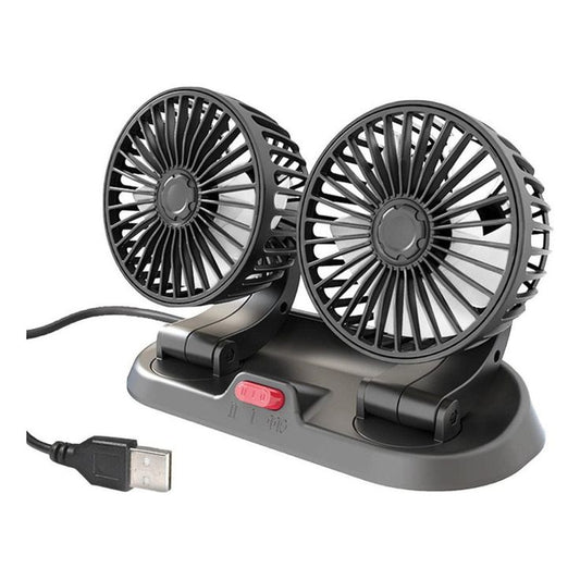 VENTILADOR DOBLE PARA CARRO